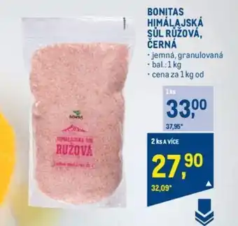 Makro BONITAS HIMÁLAJSKÁ ŞŮL RŮŽOVÁ, ČERNÁ nabídka