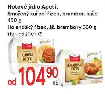 Žabka Hotové jídlo Apetit nabídka