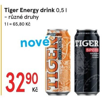 Žabka Tiger Energy drink 0,5 l nabídka