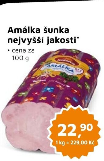 Můjobchod Amálka šunka nejvyšší jakosti nabídka