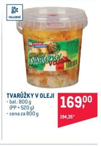 Makro TVARŮŽKY V OLEJI nabídka