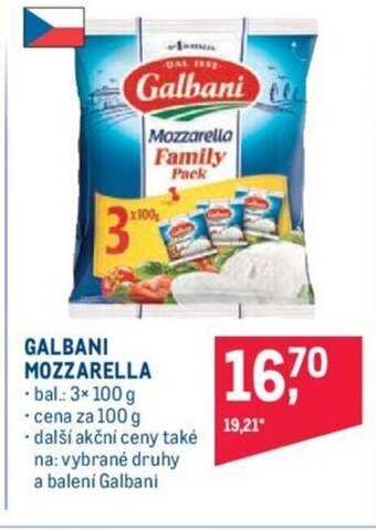 Makro GALBANI MOZZARELLA nabídka