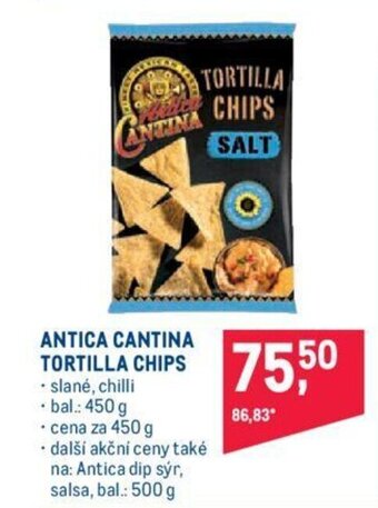 Makro ANTICA CANTINA TORTILLA CHIPS nabídka