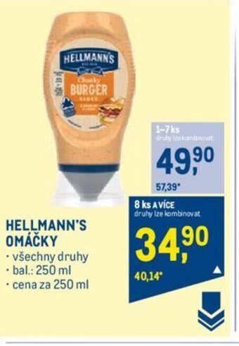Makro HELLMANN'S OMÁČKY nabídka