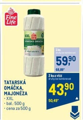 Makro TATARSKÁ OMÁČKA, MAJONÉZA nabídka