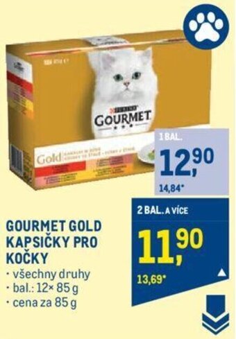Makro GOURMET GOLD KAPSIČKY PRO KOČKY nabídka