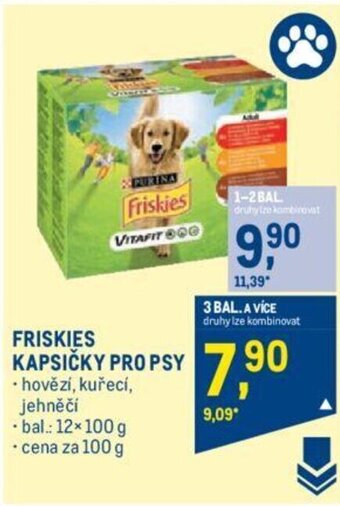 Makro FRISKIES KAPSIČKY PRO PSY nabídka