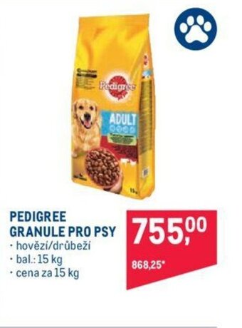 Makro PEDIGREE GRANULE PRO PSY nabídka