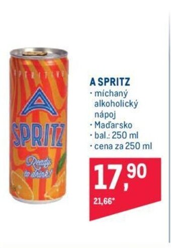 Makro A SPRITZ nabídka