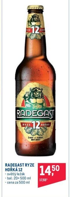 Makro RADEGAST RYZE HOŘKÁ 12 nabídka