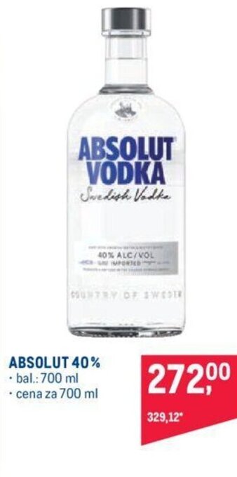Makro ABSOLUT 40% nabídka