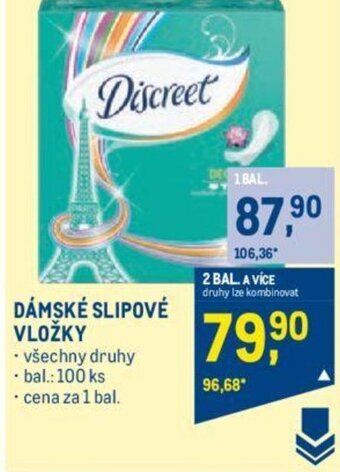 Makro DÁMSKÉ SLIPOVÉ VLOŽKY nabídka