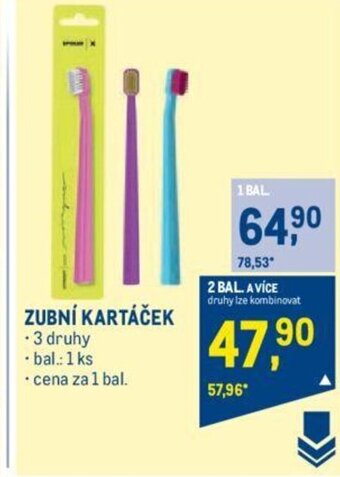 Makro ZUBNÍ KARTÁČEK nabídka
