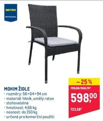 Makro MOHIM ŽIDLE nabídka