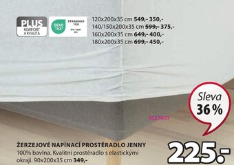 JYSK ŽERZEJOVÉ NAPÍNACÍ PROSTĚRADLO JENNY nabídka