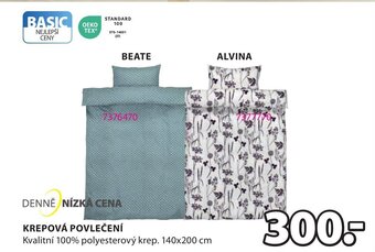 JYSK KREPOVÁ POVLEČENÍ nabídka