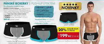 PÁNSKÉ BOXERKY S PUSH-UP EFEKTEM