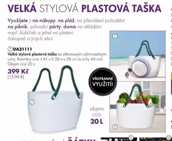 VELKÁ STYLOVÁ PLASTOVÁ TAŠKA AIRBAG SEDACÍ/LEHACÍ VAK