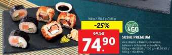 Lidl Sushi premium, 168 g/178,5 g/185 g nabídka