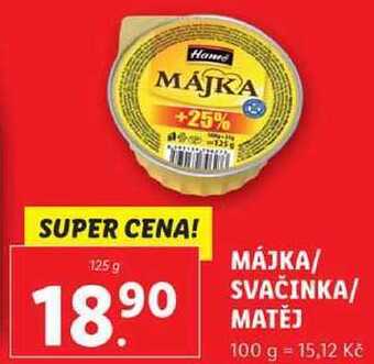 Lidl Májka/svačinka/matěj, 125 g nabídka