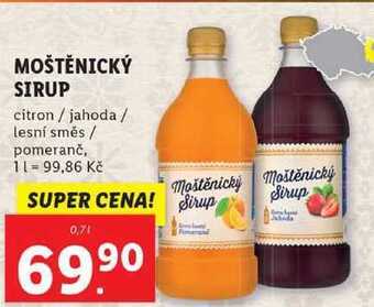 Lidl Moštěnický sirup, 0,7 l nabídka
