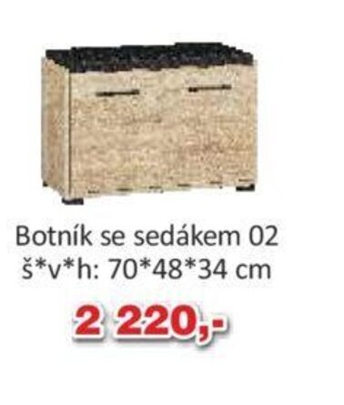 Jamall Botník se sedákem 02 š*v*h: 70*48*34 cm nabídka