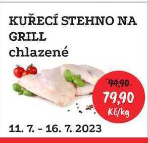 RABBIT řeznictví Kuřecí stehno na grill chlazené 1kg nabídka