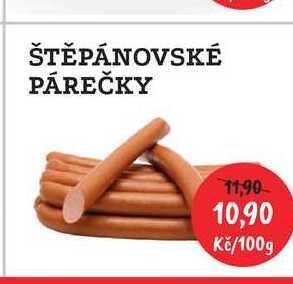 RABBIT řeznictví Štěpánovské párečky 100g nabídka