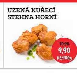 RABBIT řeznictví Uzená kuřecí stehna horní 100g nabídka