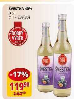 Flop Švestka 40% 0,5l nabídka