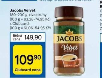 Tesco Jacobs velvet nabídka