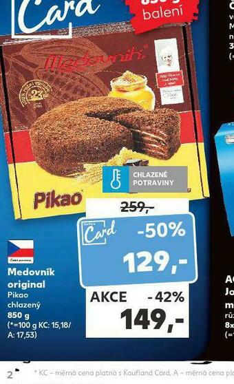 Kaufland Medovník original nabídka