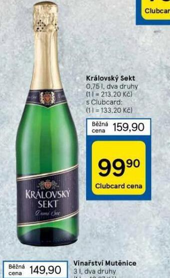 Tesco Královský sekt nabídka
