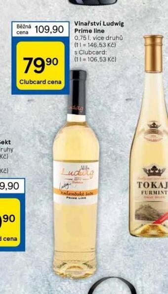 Tesco Vinařství ludwig prime line nabídka