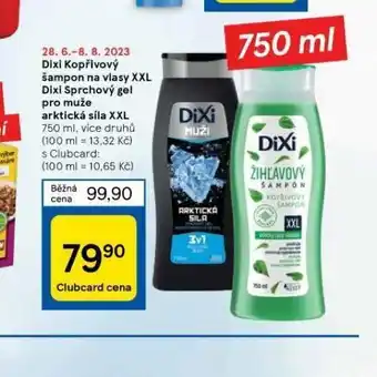 Tesco Dixi sprchový gel pro muže xxl nabídka