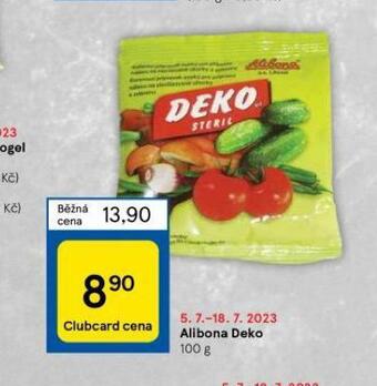 Tesco Alibona deko nabídka
