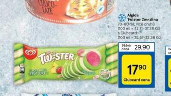 Tesco Algida twister zmrzlina nabídka
