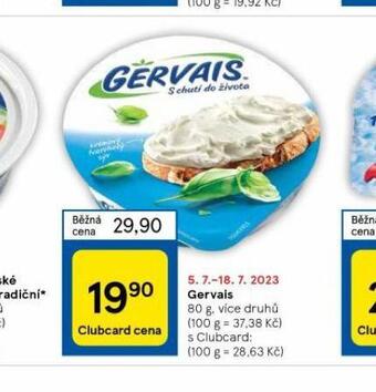 Tesco Gervais nabídka