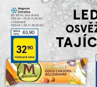 Tesco Magnum zmrzlina nabídka