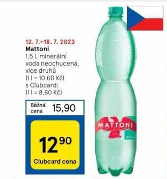 Tesco Mattoni nabídka