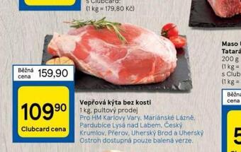 Tesco Vepřová kýta bez kosti nabídka