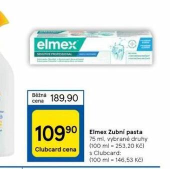 Tesco Elmex zubní pasta nabídka