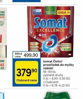 Tesco Somat čistící prostředek do myčky nabídka