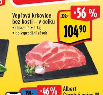 Albert Vepřová krkovice bez kosti nabídka