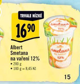 Albert Smetana na vaření nabídka