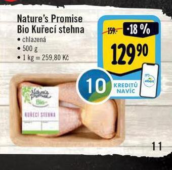 Albert Bio kuřecí stehna nabídka