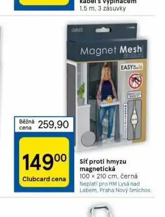 Síť proti hmyzu magnestická