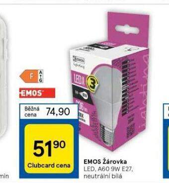 Tesco Emos žárovka nabídka