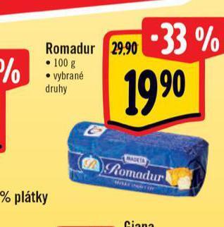 Albert Romadur nabídka