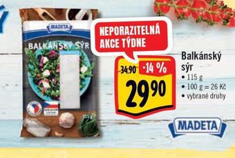 Albert Balkánský sýr nabídka
